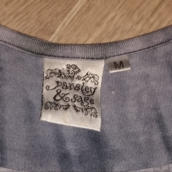 Parsley & Sage Tank Top Blue/Grey – Size M - Picture 3 of 4